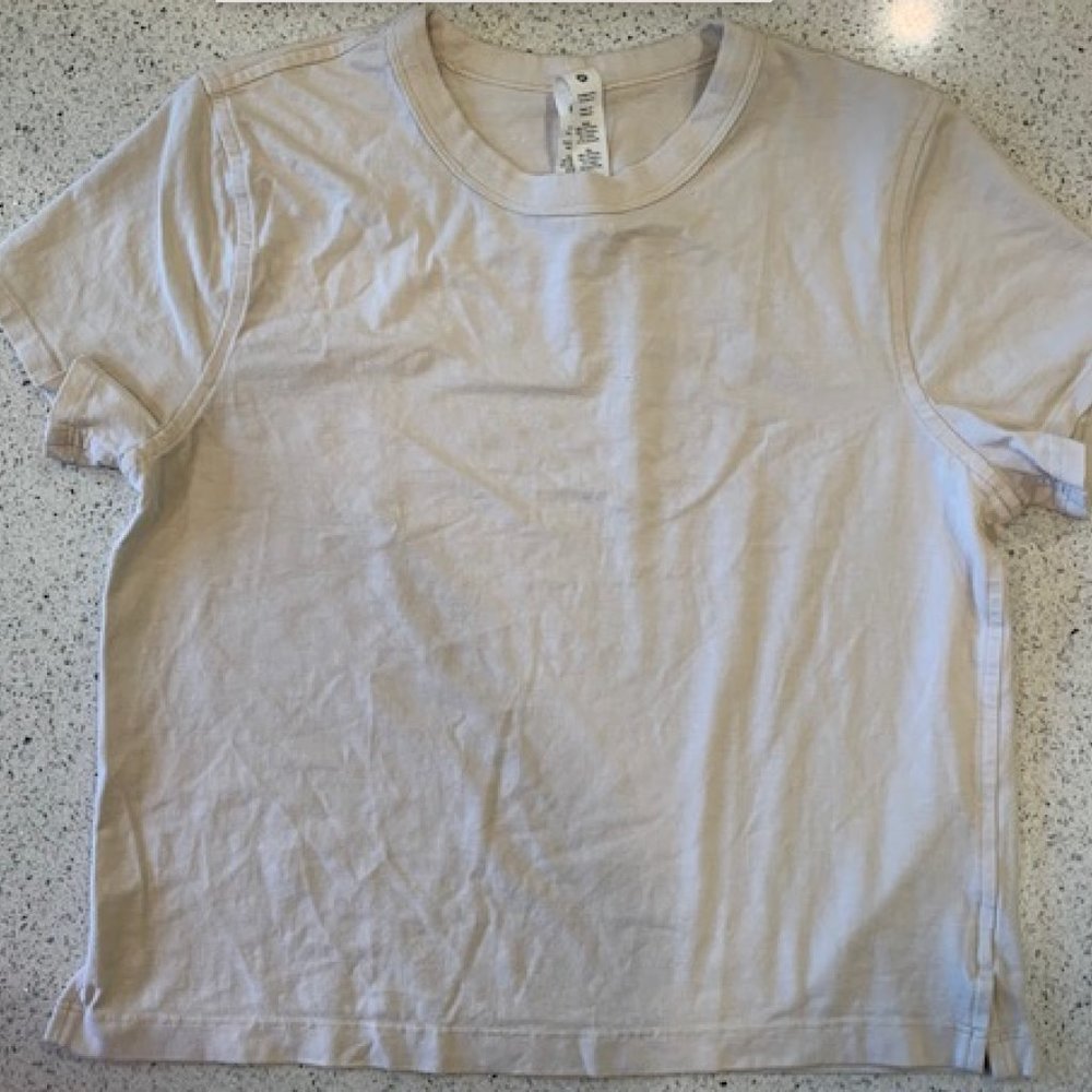 Lululemon Beige Running Tee